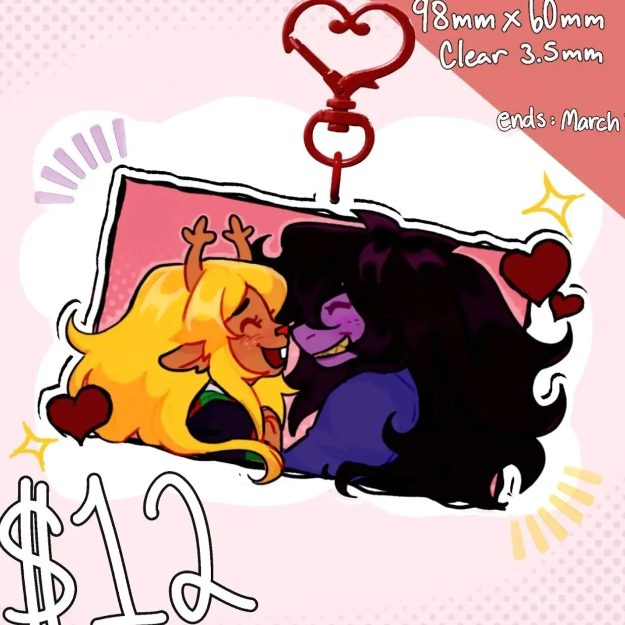 DELTARUNE | Suselle Acrylic Keychain