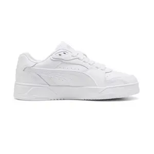Youth Puma RBD Break Low Jr Puma White-Gray-Puma Black (403736 01) (GS)