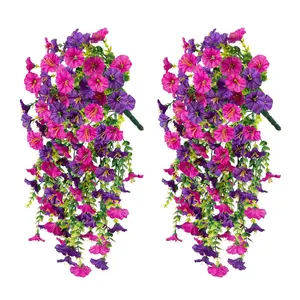 Artificial Greenery Eucalyptuses Stem Morning Glory Wall Hanging Accessories