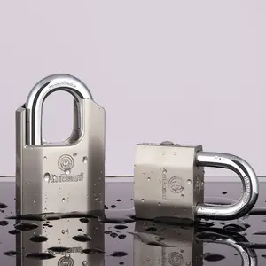Durable Rust-Resistant Waterproof Lock, Zinc Alloy Half-Bodied Design, Heavy-Duty Metal Anti-Theft Lock, High-Quality Outdoor Safety Lock