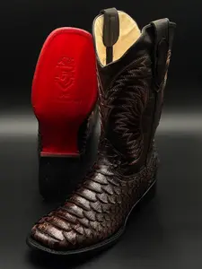 Boot- Brown Red Bottom Boot- Brown Red Bottom
