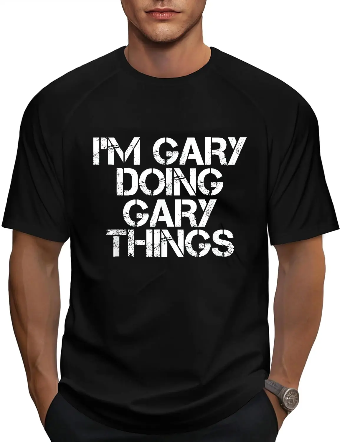100% Cotton I'M GARY DOING GARY THINGS Shirt Funny Christmas Gift Idea