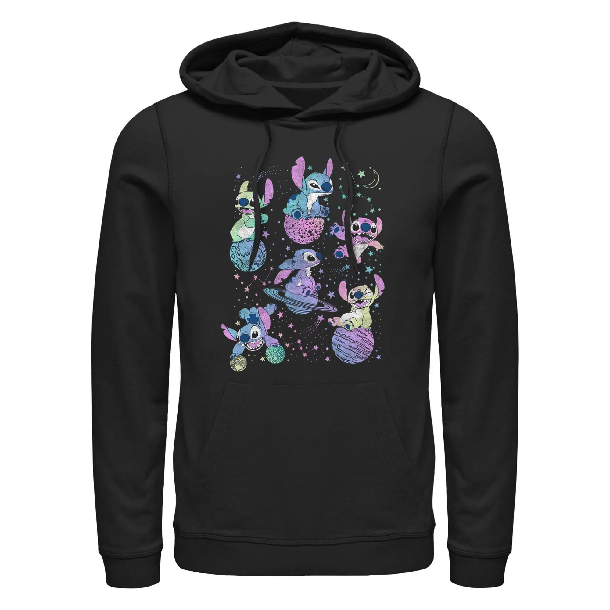 Men's Lilo & Stitch Planetary Stitch Pull Over Hoodie