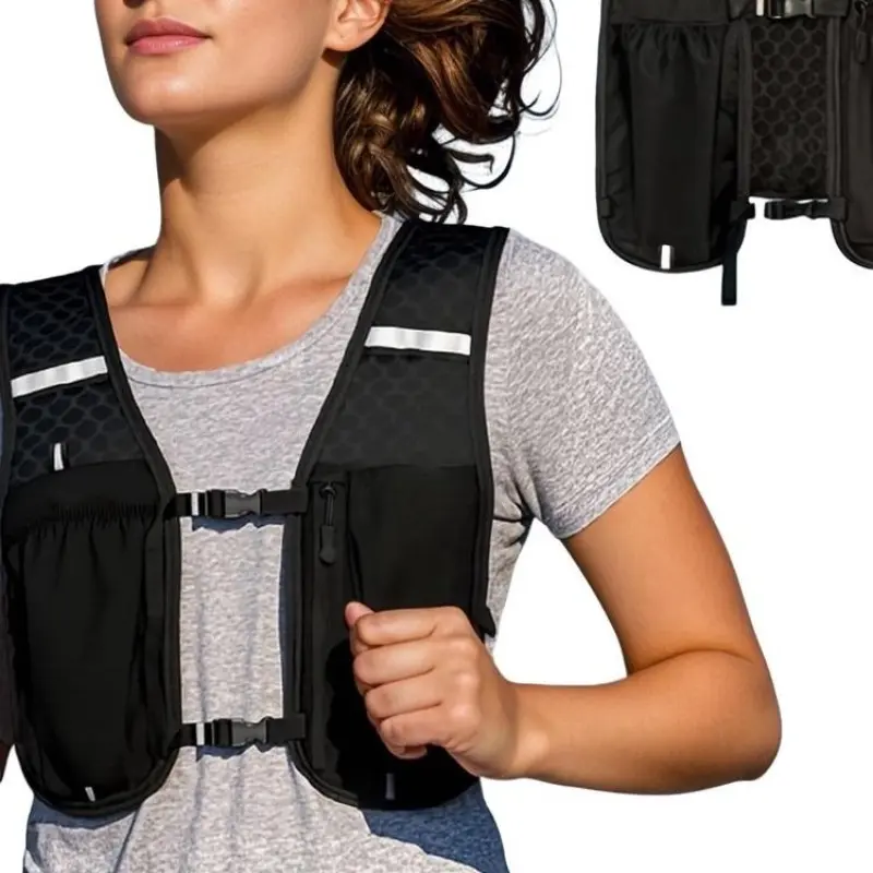 Sport Essentials,Running vest,Running Hydration Vest Backpack with Water Bottle and Phone Bladder,Unisex, Active, Lightweight,Reflective,Adjustable Chest Straps,Ideal for Hiking, Cycling, Marathon, Trail running, Outdoor Activities