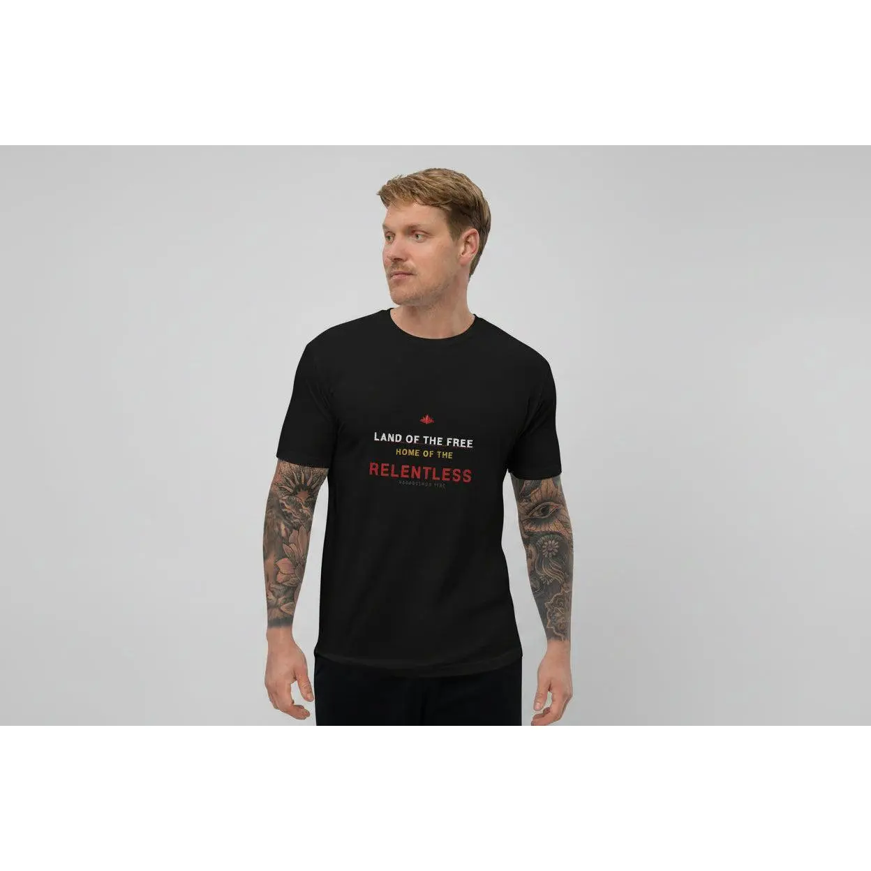 "Land Of The Free Home Of The Relentless" Short Sleeve T-shirt