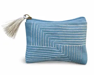 Women's Stylish Stitch Clutch-Wristlet Bag, Casual Luggage & Bags Accessory Pouch