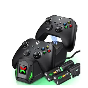 ESYWEN Charging Dock Station For Xbox Series X/Xbox Series S Controller Charger with 2550mAh Battery Pack For Xbox One X/S/Elite