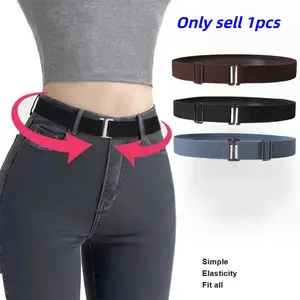 Elastic Waist Belt for Women, Adjustable Stretch Belt, Invisible Adjustable Elastic Band, Suitable for Pants Jeans Dresses, Multi-Occasion Wear
