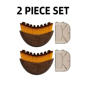 2PCS Lymphatic Contour Face Brush for Jawline & Chin Sculpting Dry Brushing Massager for Lymphatic Drainage & Facial Fatigue Relief Ergonomically Designed Smooth Precision Contour Beauty Roller