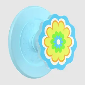 popsockets Molded Flower Kaleidoscope Blue MagSafe PopGrip