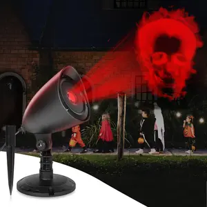 Halloween Projector Lights, Red Skull Projector LED Lights, Waterproof Holiday Decoration for Party Yard Garden Outdoor Indoor Landscape Halloween Lights