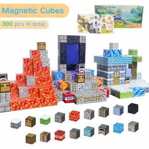 Magnetic Blocks 100PCS Magnetic Building Blocks for Magmafall Portal and Icehouse World Set, Ideal for Valentine's Day Gifts for Boyfriends