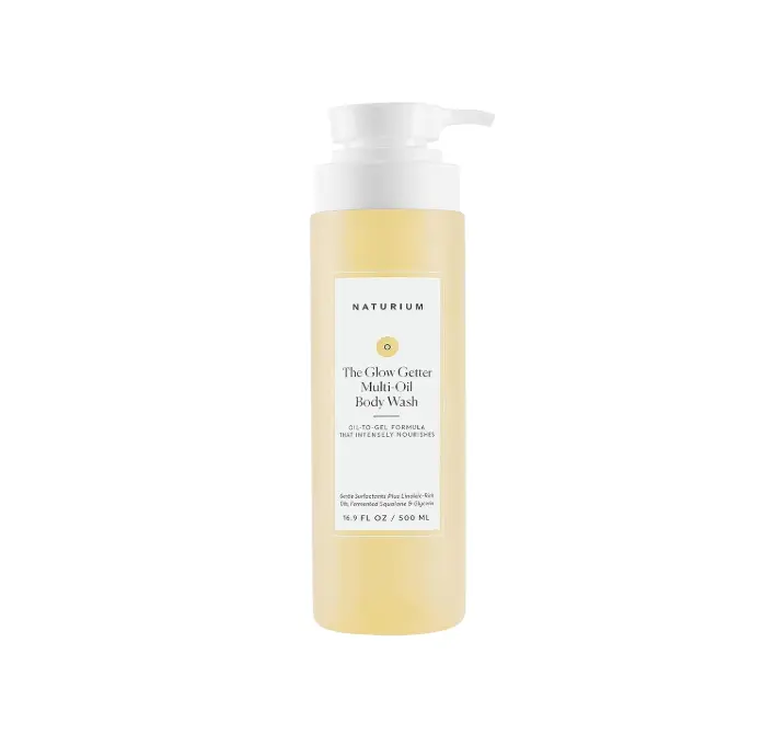 Naturium The Glow Getter Multi-Oil Hydrating Body Wash, Gentle Cleanser, 16.9 oz
