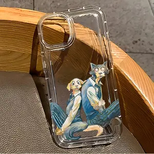 Anime Cute B-Beastars Phone Case, Compatible with iPhone Models 17 to 11, Soft Tpu Material, Durable Protective Design, Casing