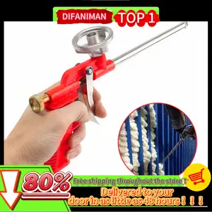 2-piece PU spray foam gun sealing application gun, spray insulation expansion foam gun application, heavy duty distribution sealing gun, for filling sealing window gap