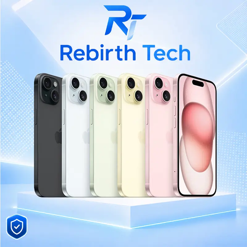Refurbished iPhone 15 Plus (Unlocked)-Excellent Condition with 1 Year Warranty - Rebirth Tech