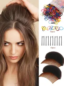 Fluffy Sponge Hair Pad, Root Lifting Tool, Girls' Hair Accessory, Invisible Hair Pad, Double-Sided Sponge Comb, DIY Dry Hairstyling