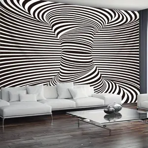 [2D printing] 1 piece - extra large size - OP art vertigo tornado - high definition digital printing giant tapestry - polyester fiber - home decoration - free installation