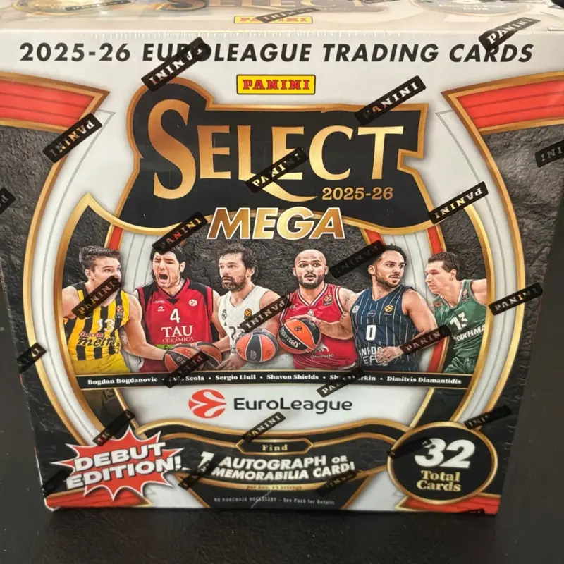 2025-26 SELECT EURO LEAGUE SELECT HOBBY MEGA BOXES