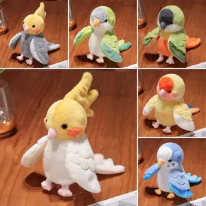 Bird plush toy doll parrot role-playing cockatoo/bushy parrot/monk parrot puppet