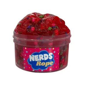 Red Clear Slime Nerds rope Scented strechy