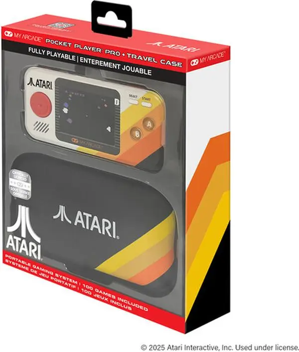 My Arcade - Atari Pocket Player Pro Portable Handheld Gaming System With Travel Case  [GAMES ACCESSORIES]