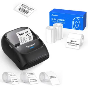 Freezer Label Printer for Small Business All in One for Frozen Food Retail with  Rolls Total Low Temperature Freezer Labels and  Regular Labels Water
