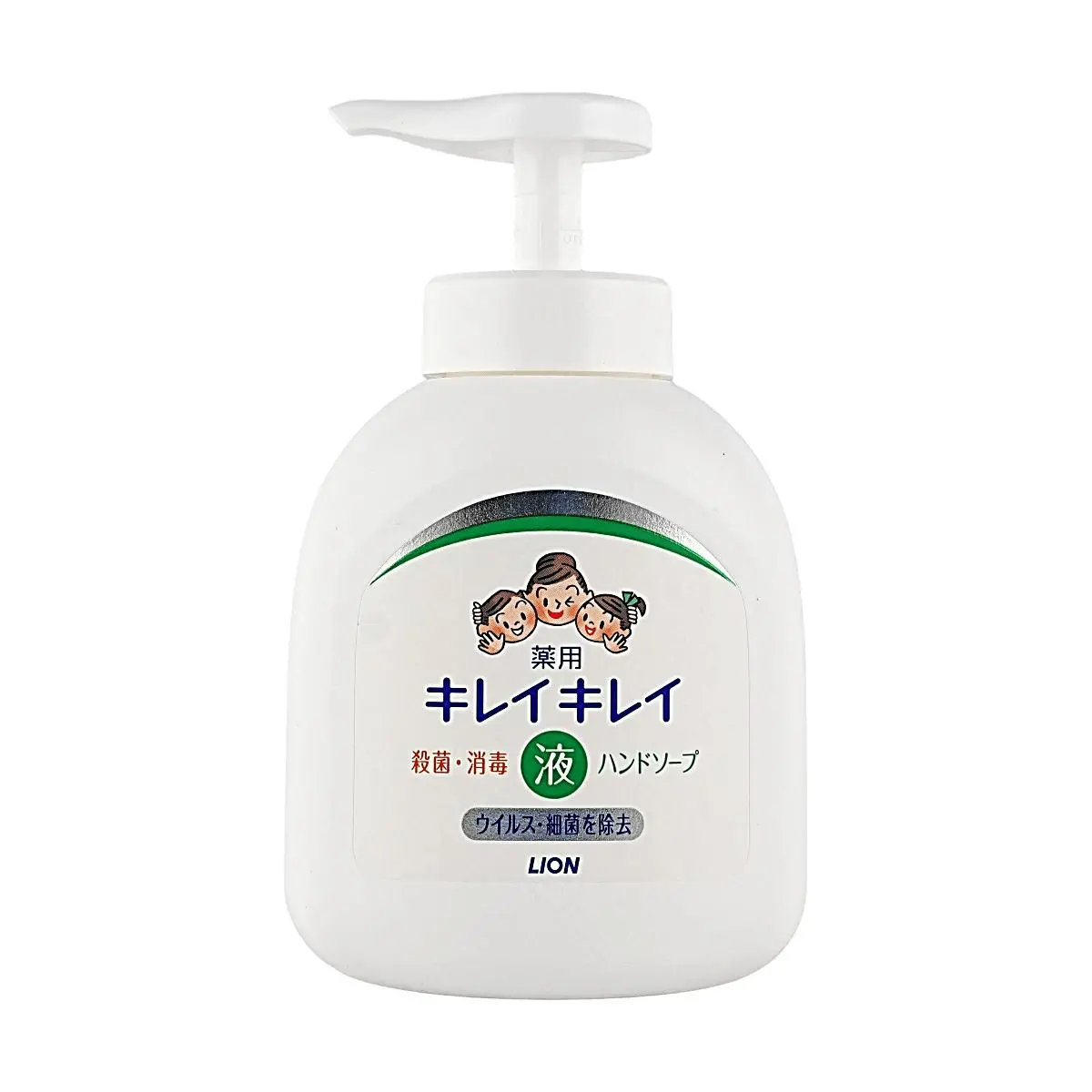 Kirei Kirei Medicated Foaming Hand Soap by LION - Kills 99.9% of Germs & Viruses, Gentle Cleansing, 250ml Pump Bottle