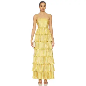 Lovers and Friends Aleena Gown in Gold
