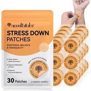 acentiallabs Stress Relief Patches (30 count); take one patch per day. Apply externally to the arm for gentle relief. Suitable for daily use, ideal for upcoming public speaking engagements, important meetings, exams, and more. Suitable for both men and wo