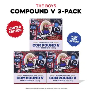 The Boys - Compound V 3-Pack Soap - Dr. Squatch Exclusive Limited Edition - Body Care