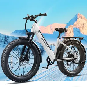 Puckipuppy Electric Bike for Adults 960W Peak, 48V 15AH Removable Battery Electric Bicycle, 28MPH Commuter E-Bike, 7 Speed, Up to 60 Miles,All Terrain 26" Fat Tire Front Suspension, Samoyed Ebike Charger bicicleta electrica cheapest electric bike
