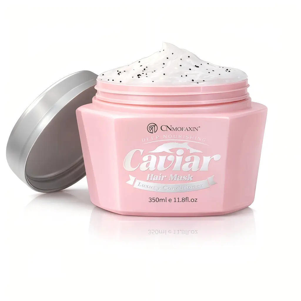 【Summer Vibes】CNMOFAXIN Caviar Essence & Keratin Hair Mask - Sulfate-Free Haircare for Adults, Deep Repair, Glossy Shine, Nourished Hair & Scalp Moisturize, 11.8 fl oz