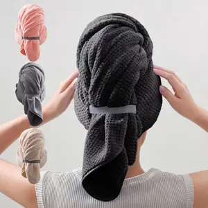 Large Size Microfiber Hair Care Cap, Super Absorbent Quick Dry Bath Hat, Suitable for Long Dense Curly Hair, High Elasticity, Comfortable Fit, Hair Wrap Towel, Hair Towel Caps