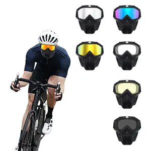 Fashionable Detachable Face Mask Glasses