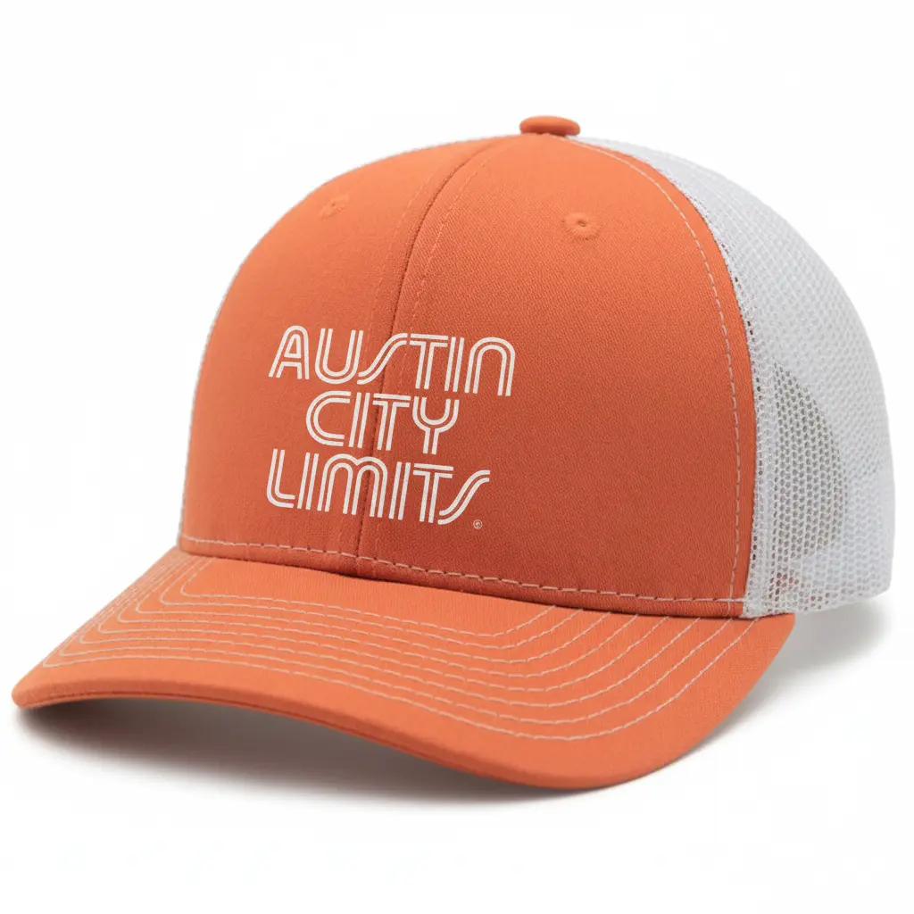 BURNT ORANGE TRUCKER HAT WITH WHITE ACL LOGO