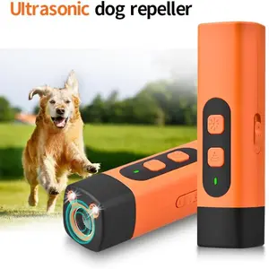 2026 Dog Bark Deterrent,Rechargeable Sonic Dog Repeller,Safe 25KHz Sonic Frequency Transmitter,Anti Bark Device for Dogs,50ft Range Professional Dog Training Tool,LED Indoor/Outdoor Barking Silencer.