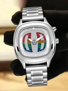 Men's Quartz Watch, Dual Battery Dual Movement Electronic Screen, Waterproof Luminous Fashion Business Stainless Steel Wristwatch Business Fashion Watches