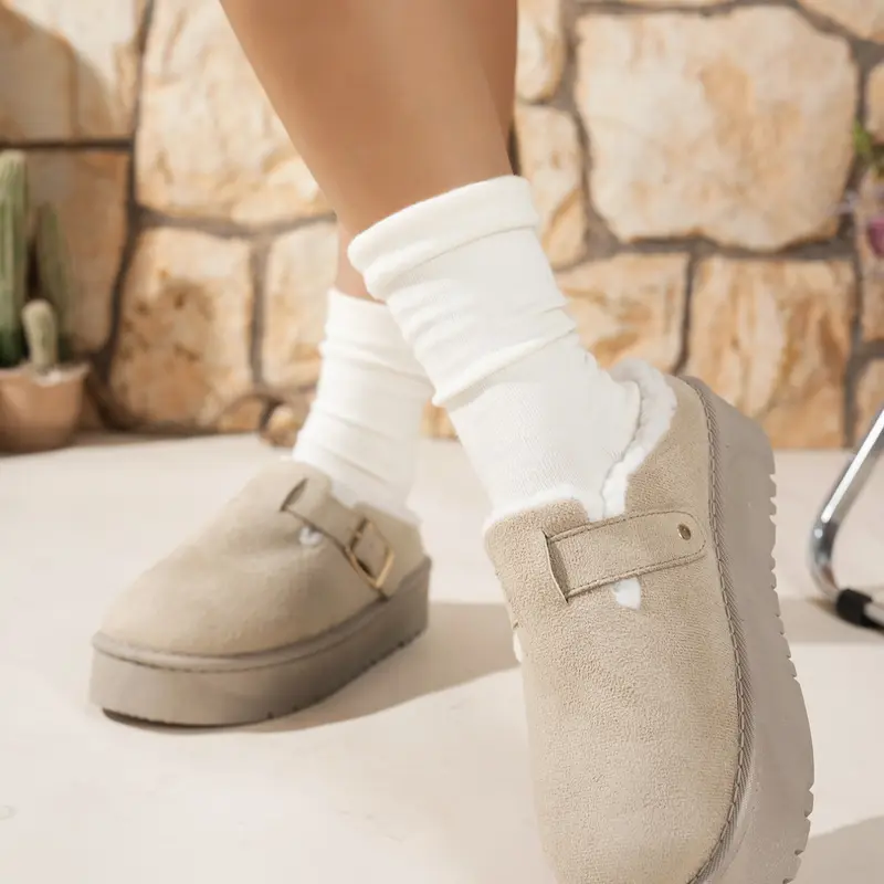 Women's Fluffy Slippers with Arch Support, Comfortable Open-Toe Design, Stylish PU Leather Home Shoes, Perfect Gift for Daily Wear, House Shoes, Indoor Slipper, Casual Home Slippers