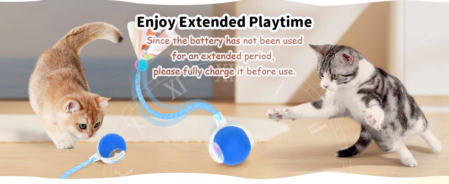 PetPulse Interactive Dog Cat Toys Durable USB Rechargeable Automatic Rolling Ball with Obstacle Avoidance for Small Medium Large Pets