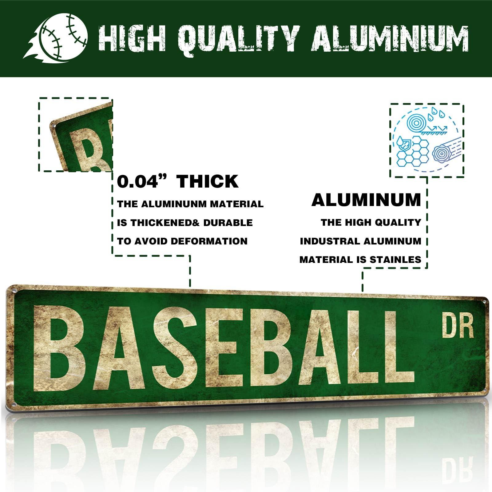 Football Party Decorations Accessories Gifts for Boys 10*40cm Football Stuff Wall Decor for Men Room Football Room Gear Teen Boys Birthday Christmas Vintage Wall Sign