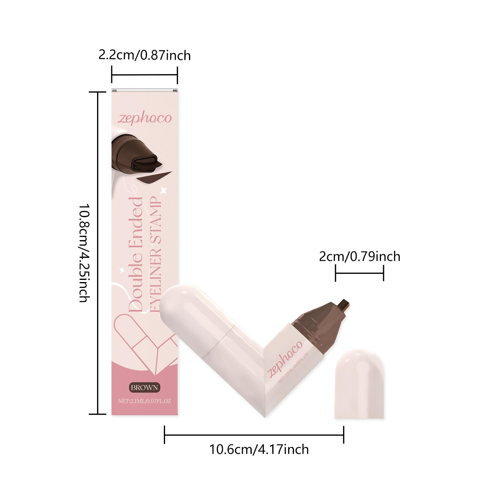 Dual-Ended Rotating Eyeliner (Liquid Eyeliner) — Long-lasting, vibrant color; easy to apply; waterproof liquid eyeliner, perfect for everyday and party looks. Women's Cosmetics marker eyeliner