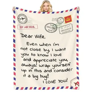 [ Heartfelt Gift for Family ]  Flannel Throw Blankets - 6 Styles & 4 Sizes Options for Family & Friends, Christmas, Valentines Day Birthday Gift