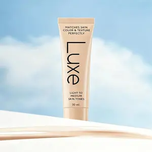 [LUXE]Color Changing Foundation for Women, Self-Adapts to All Skin Tones, Buildable Custom Coverage, 12-Hour Sweat Resistant Long Wear, Natural Hydrating Dewy Finish, 30ml Travel Size