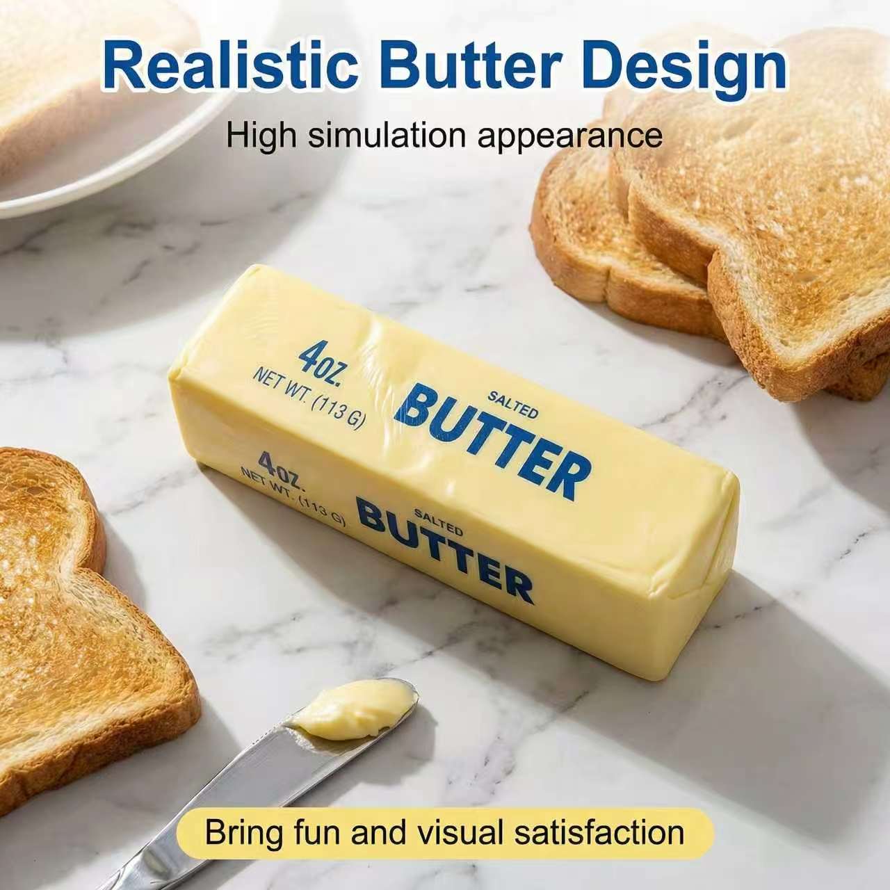 Butter Squishy Toy, Cream Stick Soft Toy with Cream Scent,Perfect for Play & Stress Relief, Ideal Gift for All Occasions