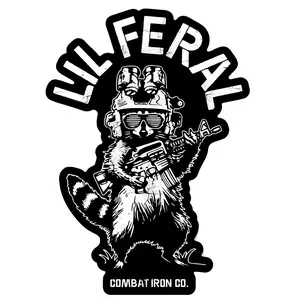 Lil Feral Racoon Decal