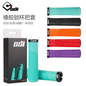 ODI Lock-On Rubber Handlebar Grip for Mountain Bike Comfort Non-Slip Shock Absorbing Universal Fit
