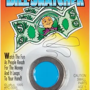 Metal Dollar Bill Snatcher Magic Trick - Prank Joke Gag Fun Times