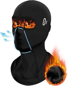 Balaclava Ski Mask for Men Women Thermal Fleece Winter Face Mask with Glasses Hole & Breathable Mesh for Cold Weather Skiing Snowboarding Motorcycle Riding Outdoor Work