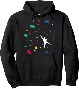 Climbing Boulder Wall Rock Climber Bouldering Pullover Hoodie
